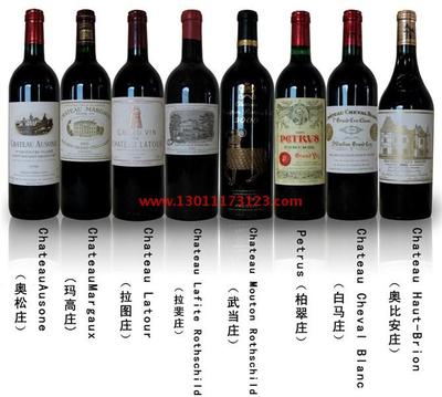 北京回收2000年红酒拉菲酒